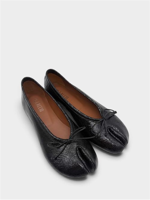 Ballerina Tabi in pelle crack nera IL LACCIO | 5462CRAKNERO